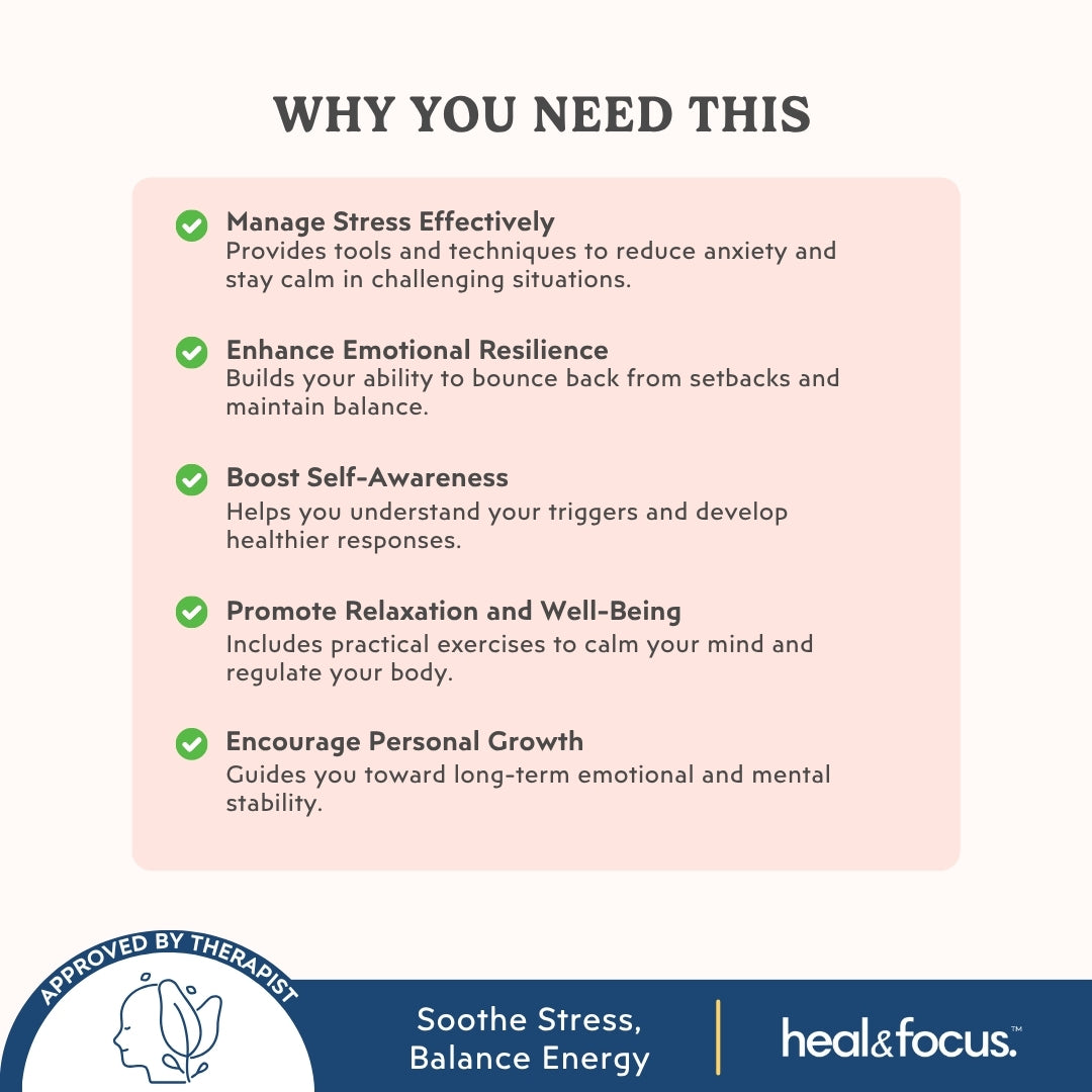 Nervous System Reset Workbook | Calm, Balance & Self-Regulation