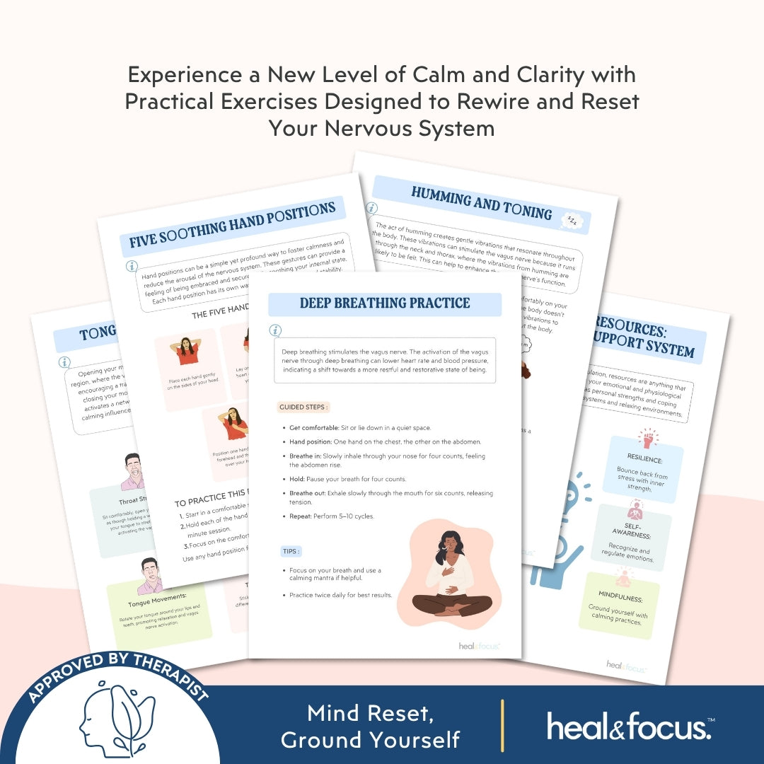 Nervous System Reset Workbook | Calm, Balance & Self-Regulation