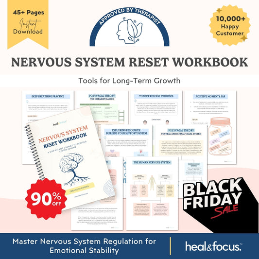Nervous System Reset Workbook | Calm, Balance & Self-Regulation