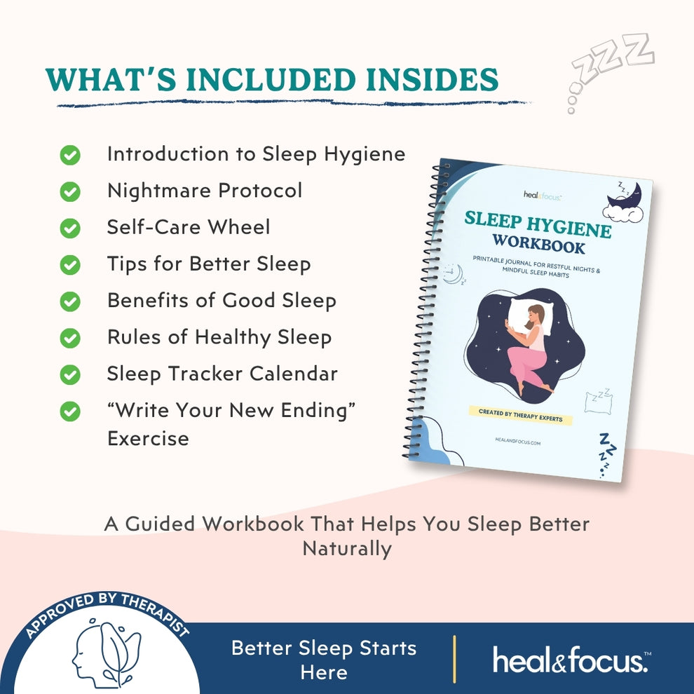 Sleep Hygiene Workbook – Build Restful Routines & Sleep Better Natural ...