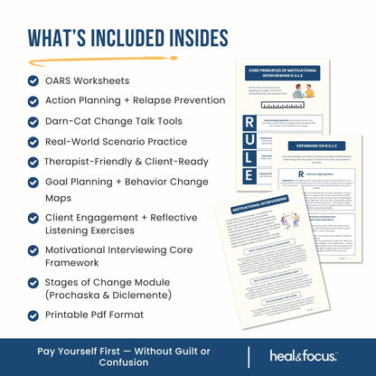 Motivational Interviewing Workbook – Inspire Change Through Connection