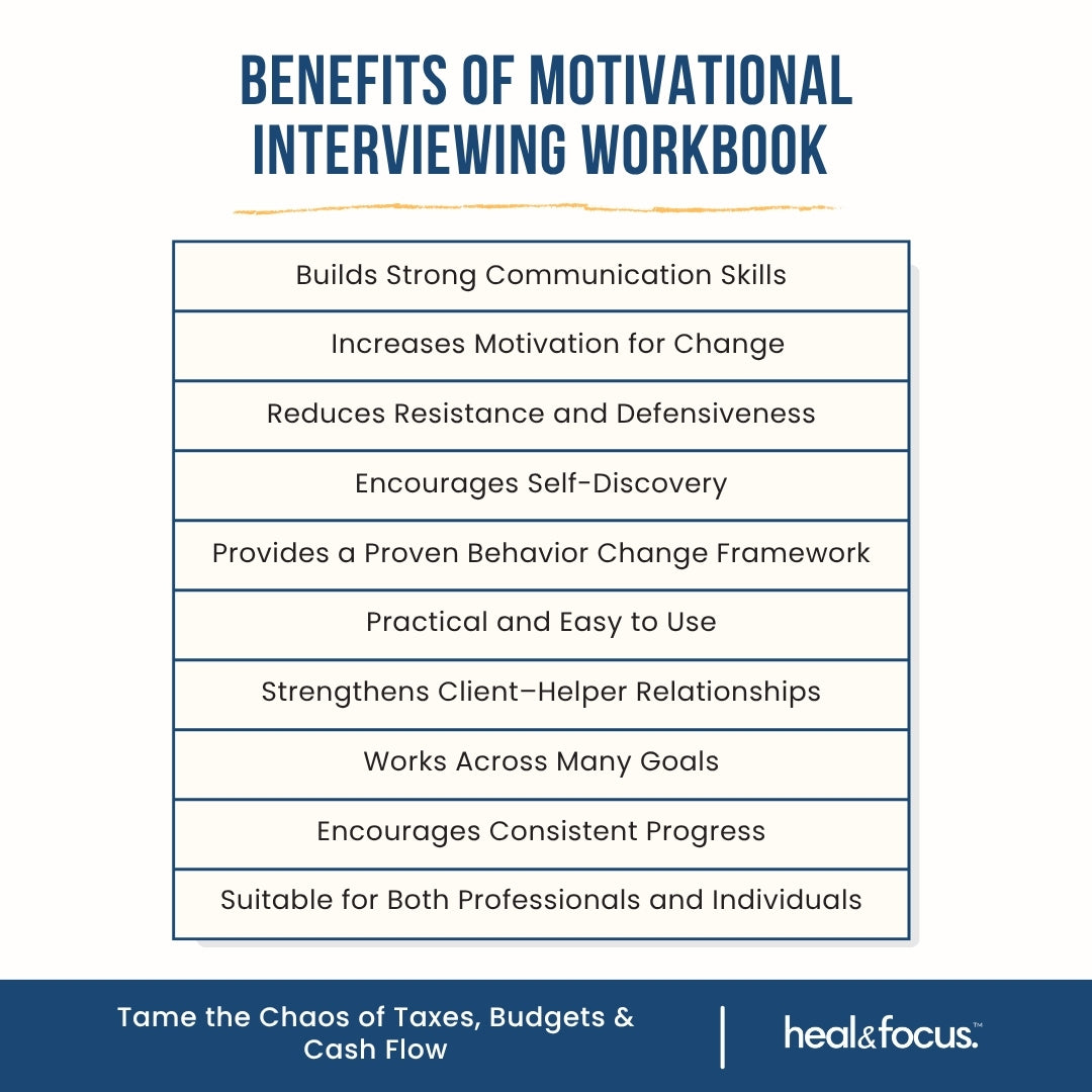 Motivational Interviewing Workbook – Inspire Change Through Connection