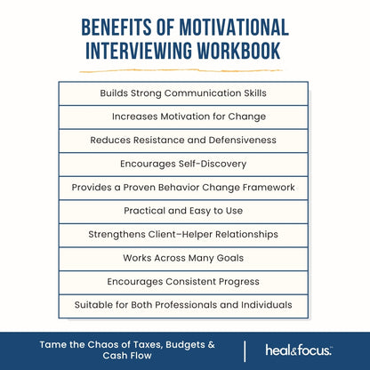 Motivational Interviewing Workbook – Inspire Change Through Connection