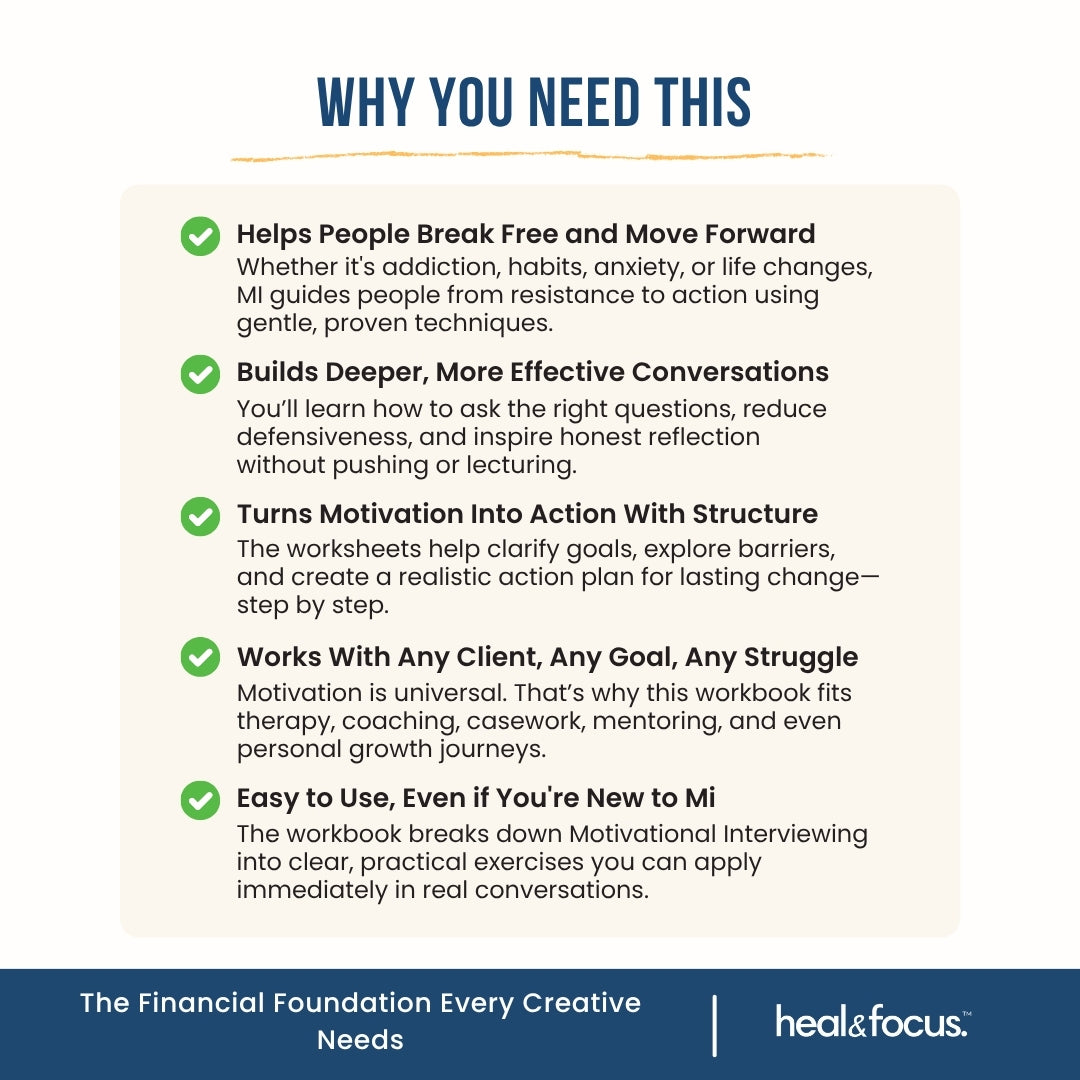 Motivational Interviewing Workbook – Inspire Change Through Connection
