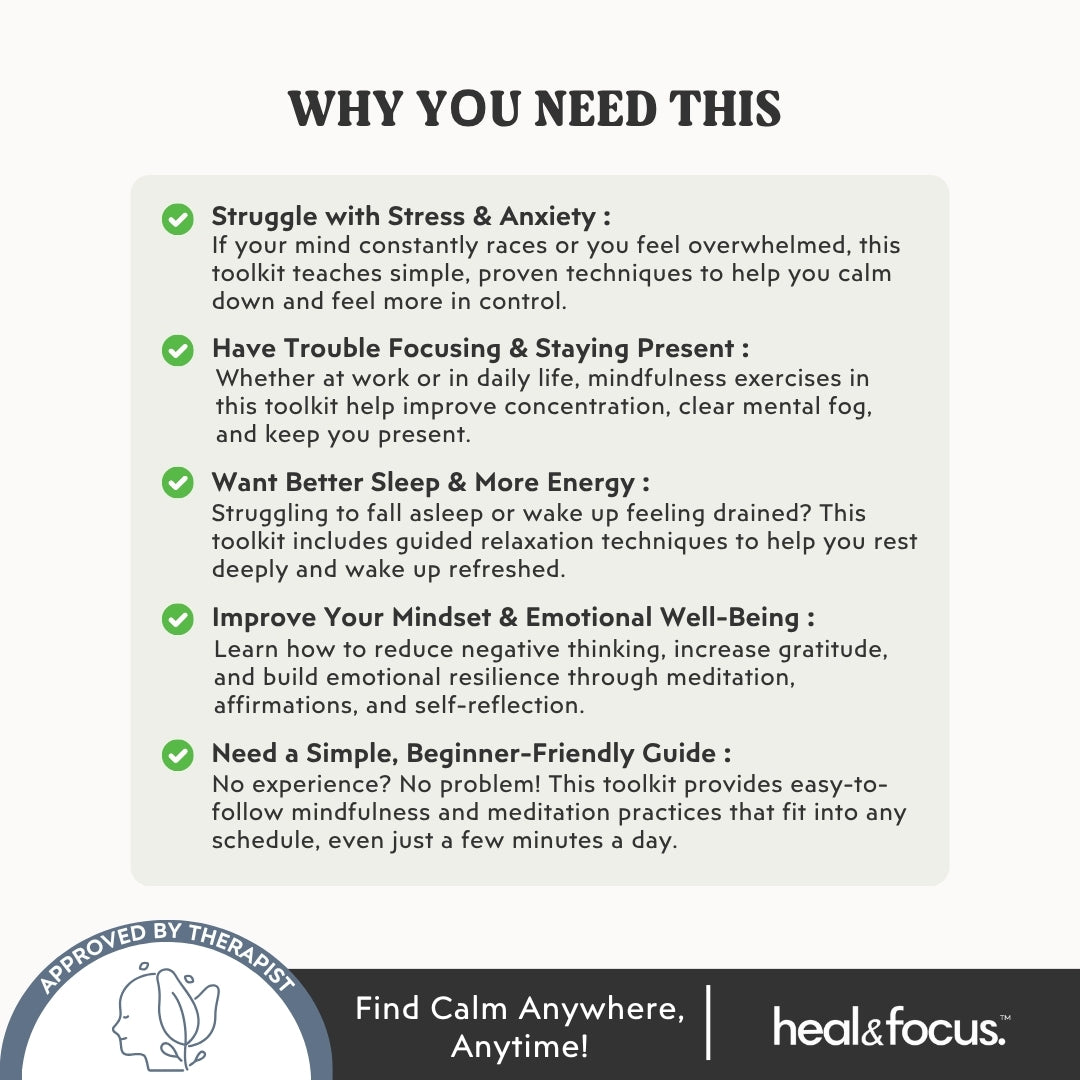 The Ultimate Mindfulness & Meditation Toolkit for Stress Relief