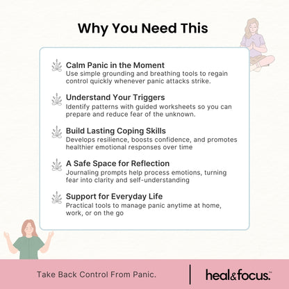 Panic Attack Relief Worksheets – Regain Calm, Control & Confidence
