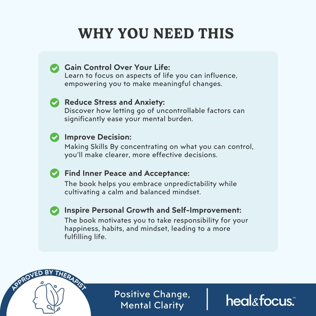 Circle of Control – Stress & Anxiety Management Workbook
