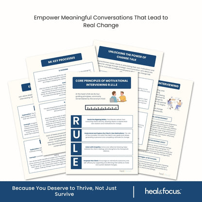 Motivational Interviewing Workbook – Inspire Change Through Connection