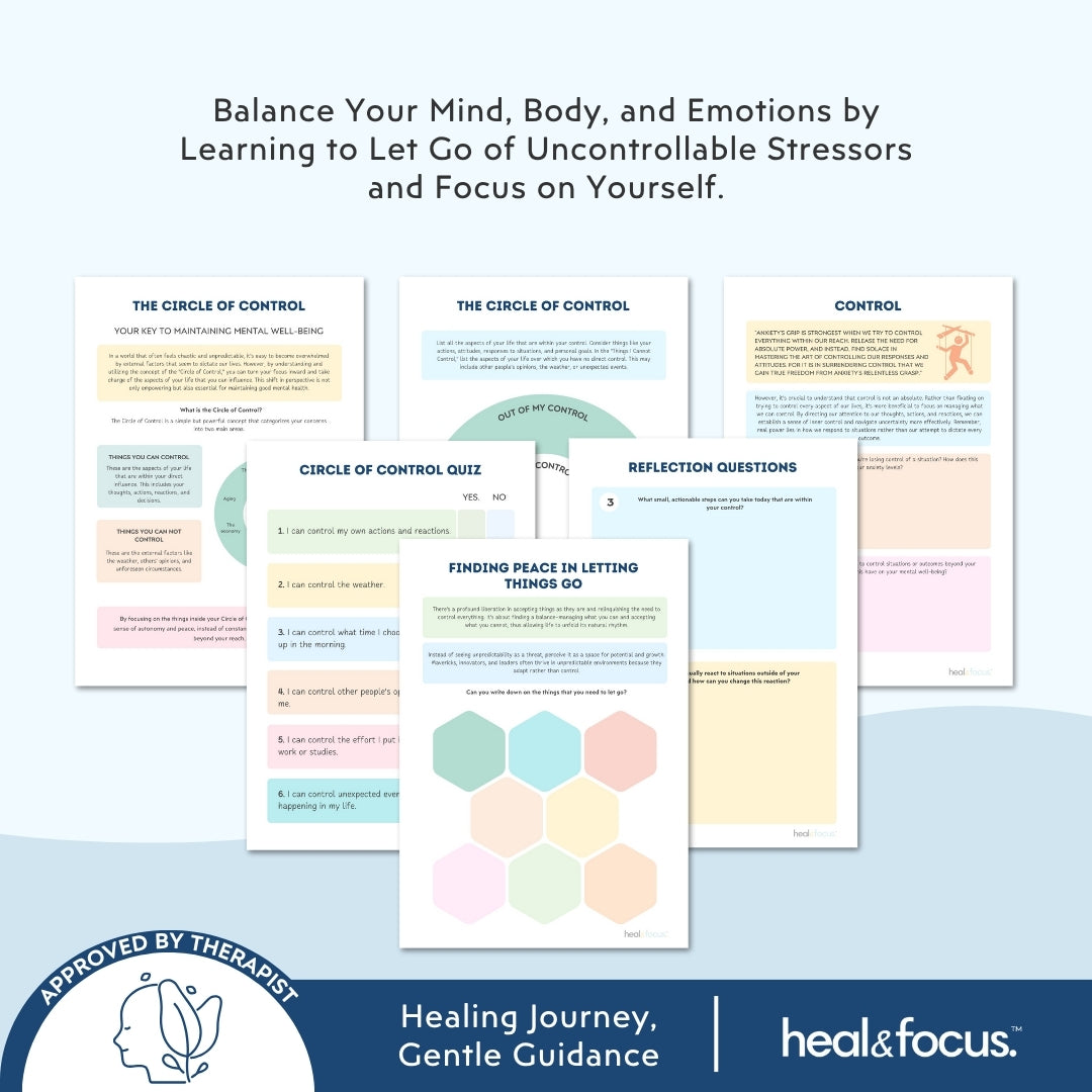 Circle of Control – Stress & Anxiety Management Workbook