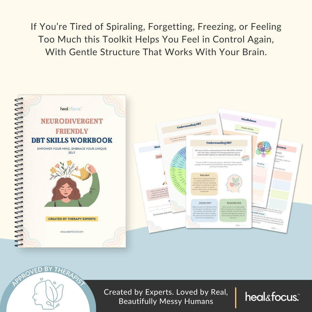 The Focus & Functioning Bundle | ADHD, OCD & Executive Skills Toolkit | 5 Expert Workbooks to Boost Focus, Structure, Thoughts, Goals, & Emotional Clarity