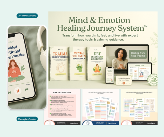 The Mind & Emotion Healing Journey System™ – A 4-Phase Therapy & Clarity Bundle for Emotional Wellness, Trauma Recovery, Mental Strength & Mindfulness